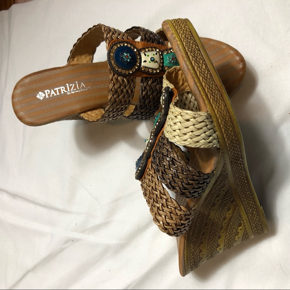 Bohemian style wedges, size 37
